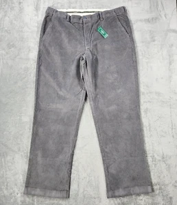 Pantalones LL Bean para Hombres 40x32 Elastizados Country Pana Asfalto Ajuste Clásico Nuevos con Etiquetas - Imagen 1 de 9