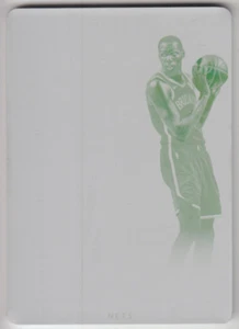 Panini 2022 2020-21 impecable Kevin Durant Logoman autógrafos placa amarilla 1/1 - Imagen 1 de 2