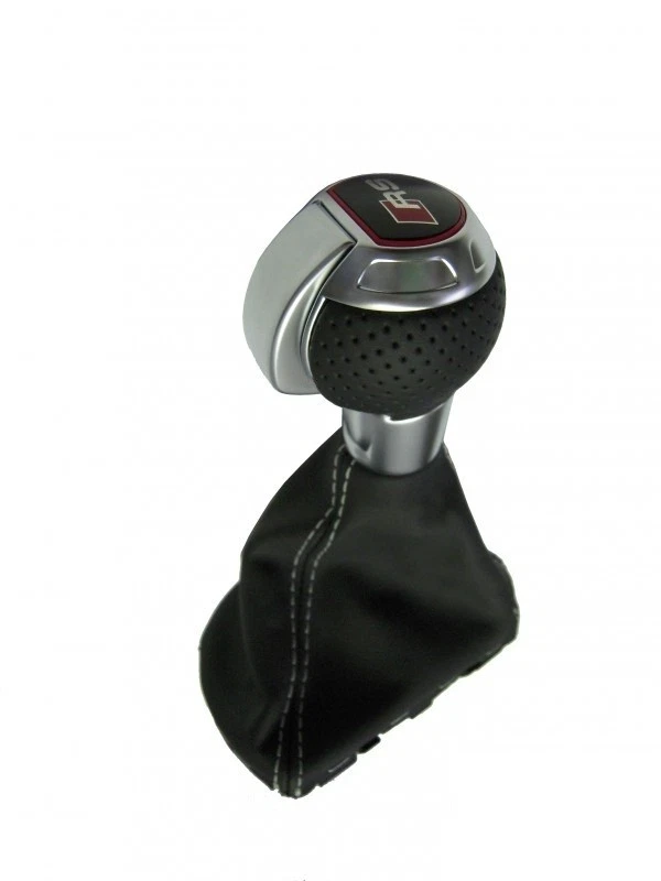 GENUINE AUDI TT-RS 6 SPEED DSG GEAR KNOB KNOB LEATHER QUATTRO TTS 3.2 TURBO NEW - Image 1 of 1