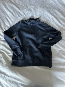 Vineyard Vines Youth Medium (12-14) 1/4 Quarter Zip Pullover Navy Blue - Picture 1 of 4