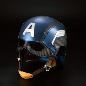 Killerbody 1/1 Captain America Wearable Helmet Mask Hat Cosplay Prop Adult Men - Picture 1 of 9