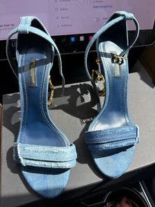 Dolce & gabbana denim heels - Picture 1 of 10