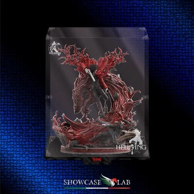 TECA IN PLEXIGLASS ACRILICO-SHOWCASE-TECA PER ALUCARD OF HELLSING-FIGURAMA 1/4 - Immagine 1 di 4