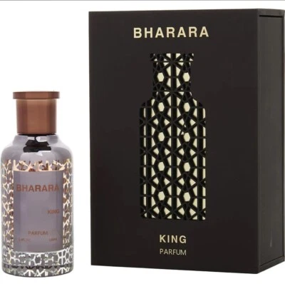 Perfume Bharara King 3,4 oz | Colonia de hombre de larga duración | Audaz picante amaderado Foto 1 de 4