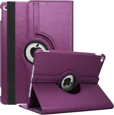 Rotating Stand Case iPad 9.7 Inch Purple iPad 9.7 inch 2018 2017/ iPad Air 2 - Image 1 of 4