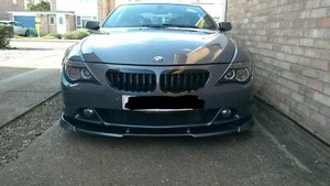 MIT GLOSSY BLACK FRONT KIDNEY GRILLE BMW E63 E64 6 SERIES 2004-2010 - Bild 1 von 8