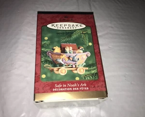 2000 Hallmark Keepsake Ornament - Safe in Noah's Ark New Unused - Picture 1 of 7