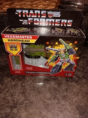 Transformers G1 Headmaster Hardhead Walmart Exclusive Reissue MIB Hasbro  - Image 1 of 4