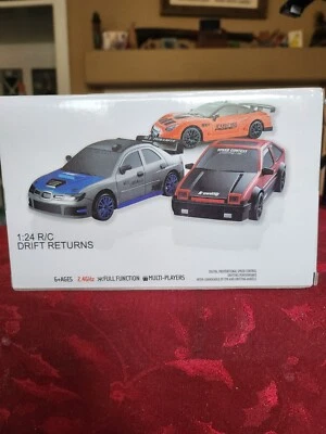 RC 1:24 Scale Drift Car with Return Compatible w/Racing Rally Drift Super Gift!! - Image 1 of 4