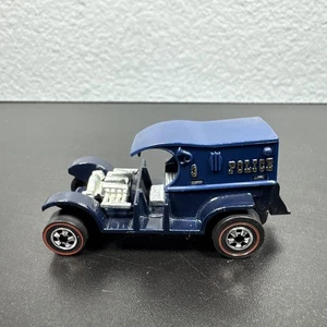 Hot Wheels Redline Paddy Wagon 1969/1973 Dark Blue - Made In Hong Kong - Picture 1 of 15
