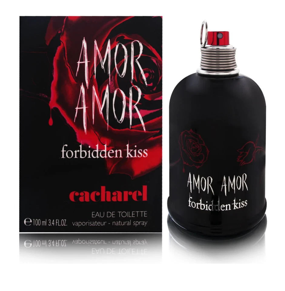 Amor Amor Forbidden Kiss Cacharel 100ml EDT – Women’s Eau de Toilette – New - Image 1 of 2