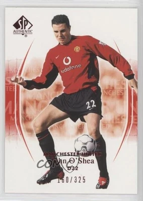 2004 SP Authentic Manchester United Red /325 John O'Shea #82 - Image 1 of 2