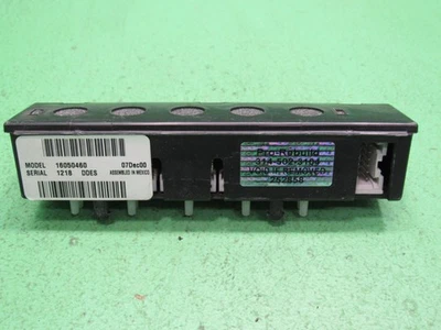 16050460 CHEVROLET CORVETTE C5 AC MANUAL CLIMATE TEMP PROGRAMMER TESTED 2858 - Image 1 of 4