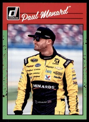 2023 Donruss #198 Paul Menard Lime Green - Image 1 of 2