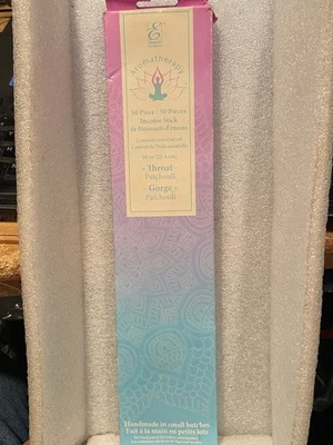 Palos de incienso de aromaterapia de 50 piezas | Garganta-Pachulí-Gorganta *NUEVO/Caja abierta* m2 Foto 1 de 4