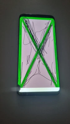 funktioniert aber teildefekt Samsung Galaxy S8 silber - Bild 1 von 3