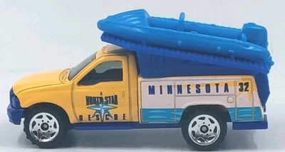 2001 Matchbox Ford F Series North Star Rescue Minnesota #32 Yellow Diecast - Image 1 of 4