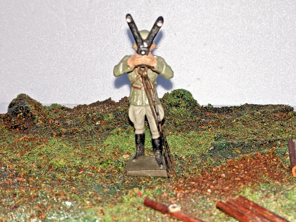 LINEOL  --  Ordonanzoffizier  mit  Scherenfernrohr    ( siehe  Bilder ) - Bild 1 von 4