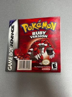 Pokemon Ruby Version Nintendo Game Boy Advance  2003 français manual only - Image 1 of 2
