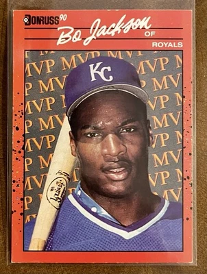 1990 Donruss - Bonus Mvp Bo Jackson #BC-1  No Period After INC on Back - Image 1 of 2