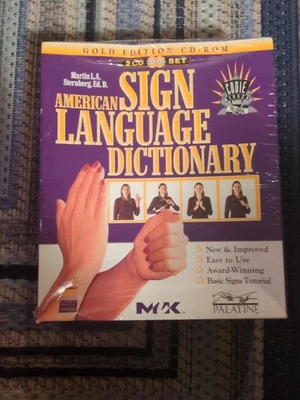 NEW & SEALED American Sign Language for Kids & ASL Dictionary Learning CD-ROM - Image 1 of 4