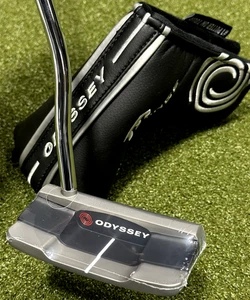 Odyssey Microhinge Double Wide DW Double Bend Blade Putter 34" w/ Headcover NEW - Picture 1 of 8
