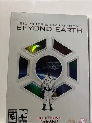 Sid Meier's Civilization Beyond Earth (PC Game DVD-ROM 2014) Disc Manual Poster - Image 1 of 3