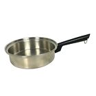Gracious Living 3-Ply Sauté Frying Pan 18-8 Stainless Steel Vtg USA