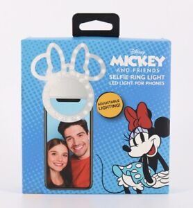 Bague selfie Disney Mickey and Friends lumière DEL pour téléphone portable • MINNIE