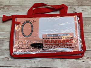 Busy bag - Write & Wipe Activity Set - Numbers Practice Writing - Learning 