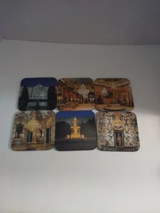 R S Reales Sitios de Espana drink coaster set Of 6 D9 - Picture 1 of 13
