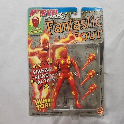 Figura de acción antorcha humana superhéroes de Marvel Toy Biz 1992 Foto 1 de 4