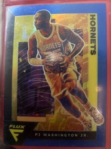 2020-21 NBA Panini Flux PJ Washington Jr. Blue Prizm - Charlotte Hornets #19