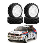 2.76in Wheel Rim Tyre Tire Set for Tamiya TT01/TT02/XV-01/XV02/HPI 1/10 RC Car