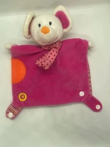 GMA Accessories Inc. Pink Mouse Baby Security Blanket Lovey Lovie Nunu - Picture 1 of 3