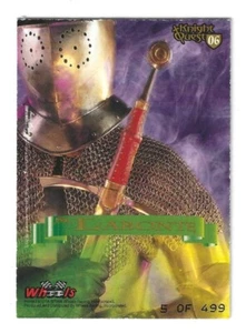 *1996 Knight Quest WHITE KNIGHT PARALLEL #6 Terry Labonte-#5/499!-1 CARD*-YES-#5 - Picture 1 of 2