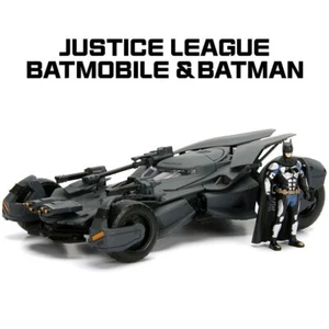 Academy Korea 1/24 Justice League Batmobile & Batman Diecast Metal Mini Toy Car - Picture 1 of 9