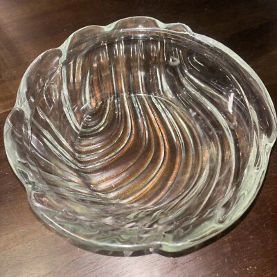 De colección Kromex Dip Bowl Plato Servir Cortinas Estilo Ondulado Vegetal Verdura Foto 1 de 4