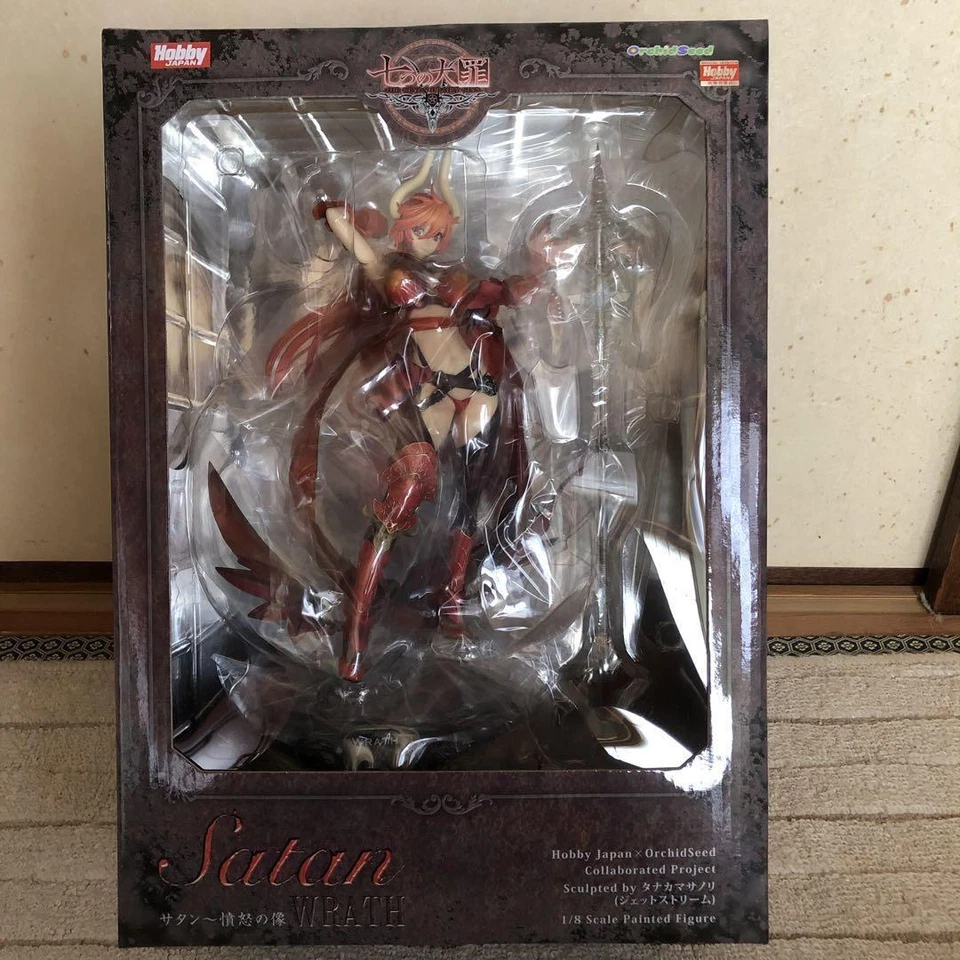 The Seven Deadly Sins Satan Statue of Wrath 1/8 figura de PVC brinquedo semente de orquídea Japão - Imagem 1 de 4