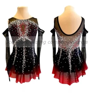manufacturer store girls ice figure skating dress hand made - Picture 1 of 7