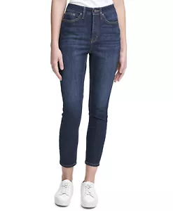 Calvin Klein Jeans Junior's Skinny High-Rise Jeans Late Night Size 27 - Picture 1 of 3