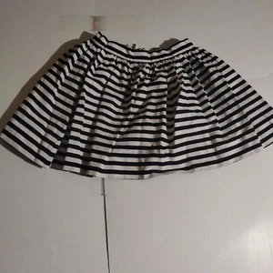 Kate Spade New York black white striped skirt 7 girls - Picture 1 of 7
