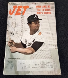 JET MAGAZINE ATLANTA BRAVES HANK AARON COVER APRIL 13, 1972 VINTAGE MAGAZINE - Picture 1 of 3
