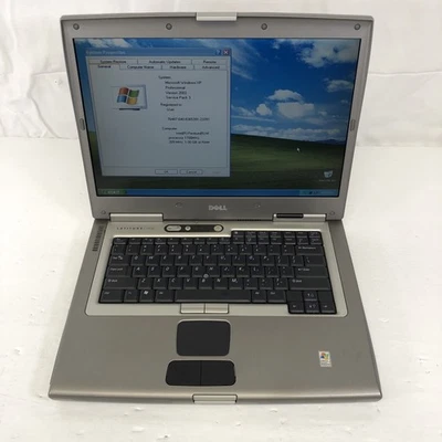 DELL LATITUDE D800 15.4" RETRO XP 1.7GHz PENTIUM M 40GB HDD 1GB RAM Foto 1 de 4