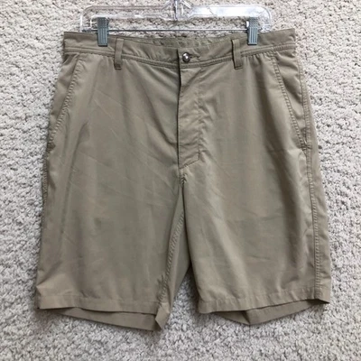 Pantalones Cortos FJ FootJoy 34 Para Hombre Beige Chino Frente Plano Rendimiento Golf Elastizados Modernos Foto 1 de 4