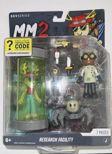 DevSeries Murder Mystery MM2 Research Facility Scientist Action Figure 7 Pieces - Picture 1 of 8