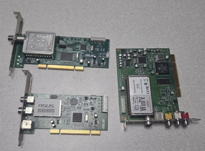 3x PHILIPS ASUS HAUPPAGE TV CAPTURE/TUNER CARDS JOB LOT WINTV - Image 1 of 4