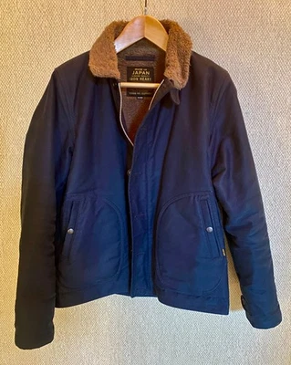 铁心 N1 甲板夹克靛蓝 XXL — 第 1/4 张图片