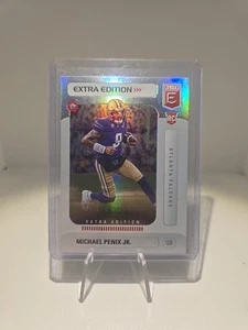 2024 MICHAEL PENIX JR. ELITE EXTRA EDITION ROOKIE CARD # 12 ATLANTA QB - Picture 1 of 2