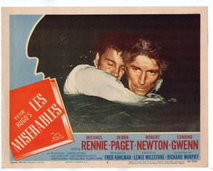 MICHAEL RENNIE ROBERT NEWTON LES MISERABLES ORIG 11X14 LOBBY CARD LC6792